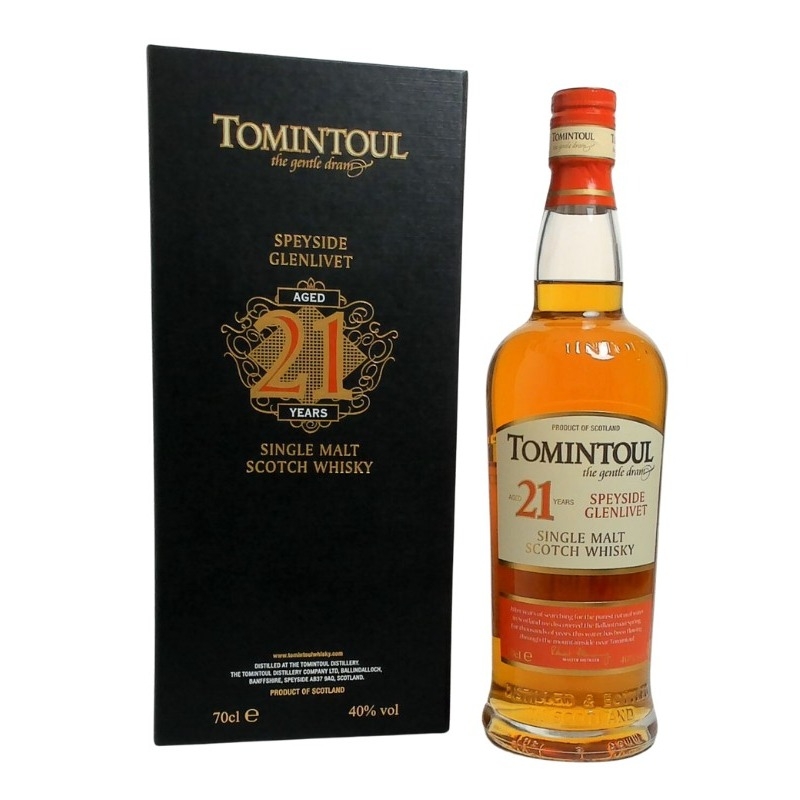 TOMINTOUL SPEYSIDE SINGLE MALT 21 YO